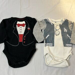 3-6M special occasions onesies (H&M, Children’s Place)